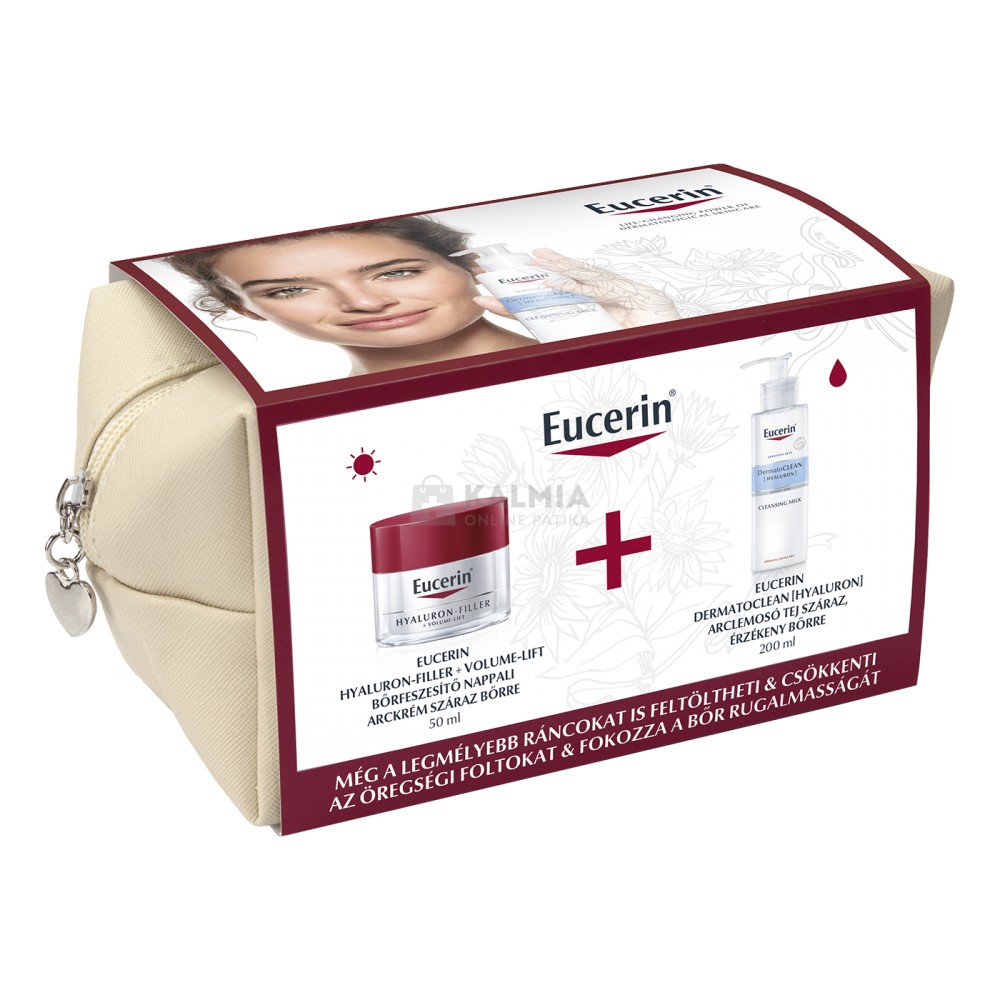 Eucerin Hyaluron-Filler + Volume-Lift száraz és érzékeny bőrre ajándékcsomag 50 + 200 ml akciós termékkép 1