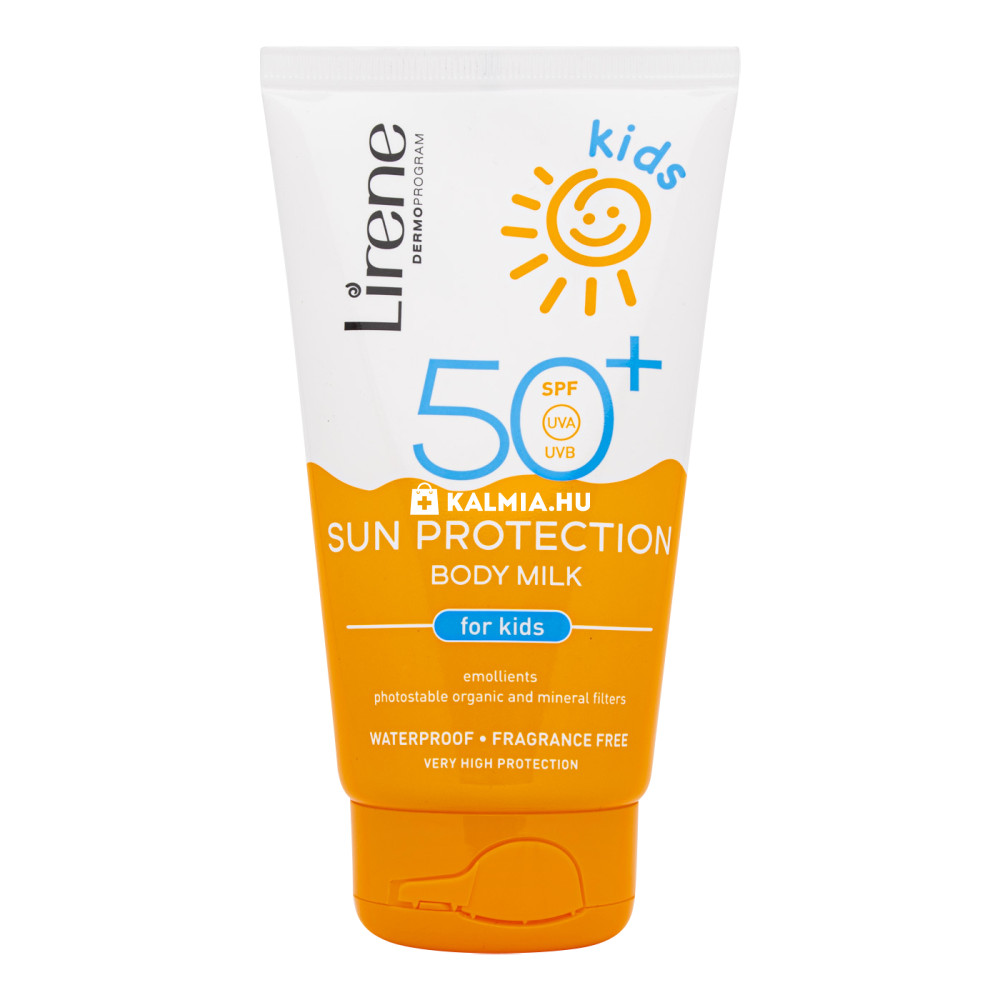 Lirene kids napvédő tej gyerekeknek SPF50+ 150 ml akciós termékkép 1