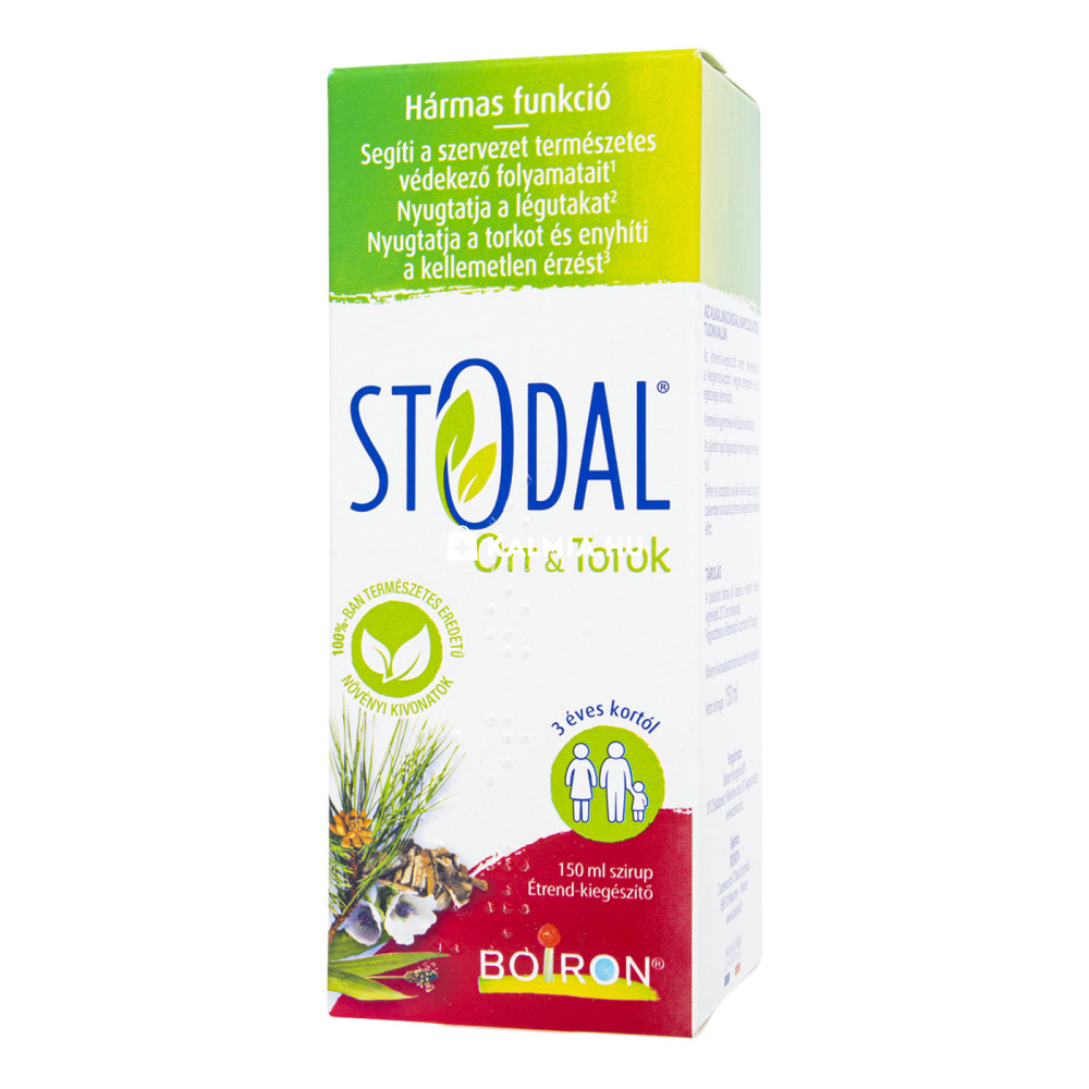 Stodal orr és torok szirup 150 ml akciós termékkép 1