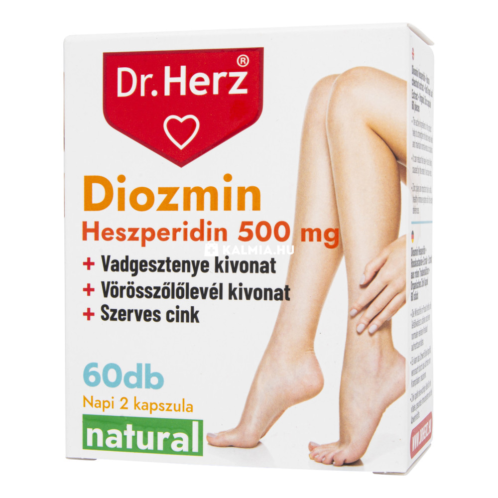 Dr. Herz Diosmin Hesperidin 500 mg kapszula 60 db akciós termékkép 1