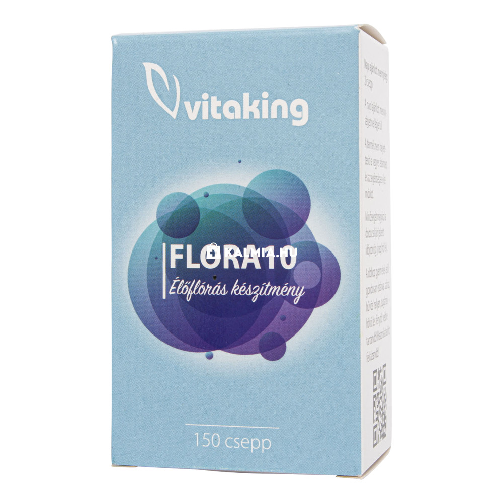 Vitaking Flora10 élőflórás készítmény 6 ml 150 csepp akciós termékkép 1