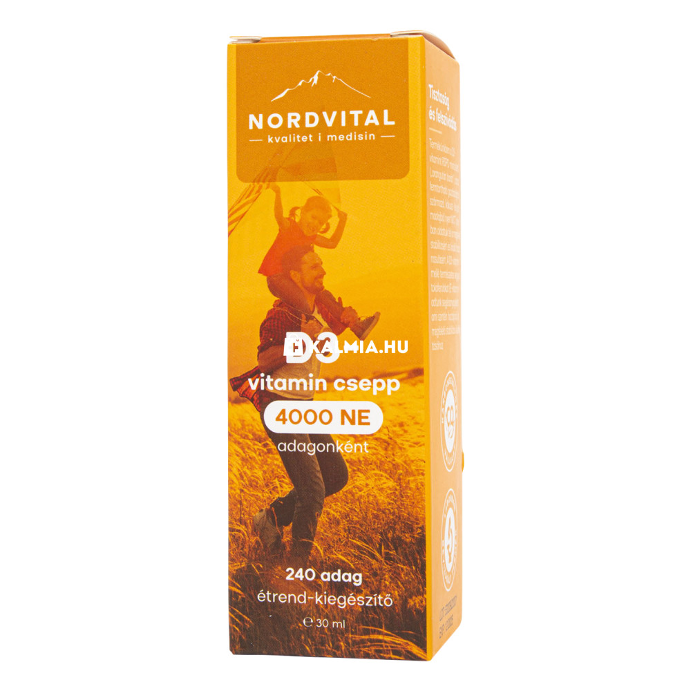 Nordvital D3-vitamin 1000 NE csepp 30 ml akciós termékkép 1