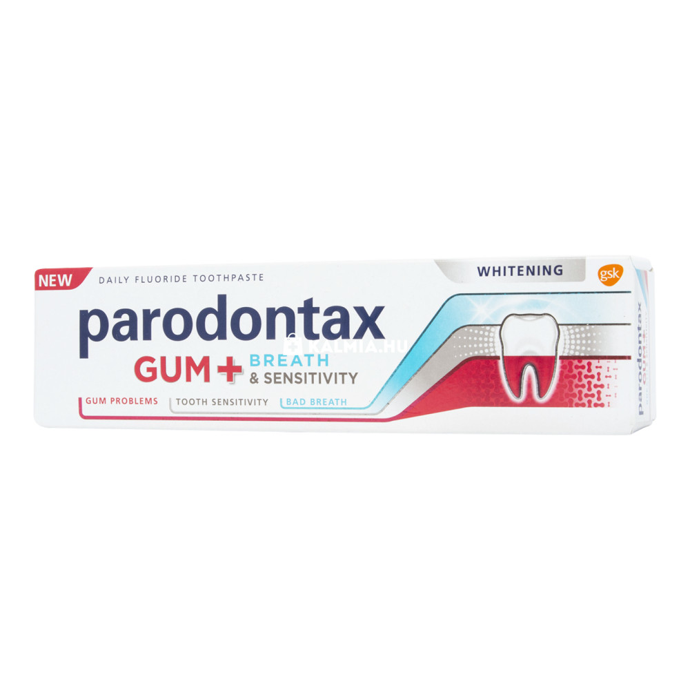 Parodontax Gum + Breath and Sensitivity Whitening fogkrém 75 ml akciós termékkép 1