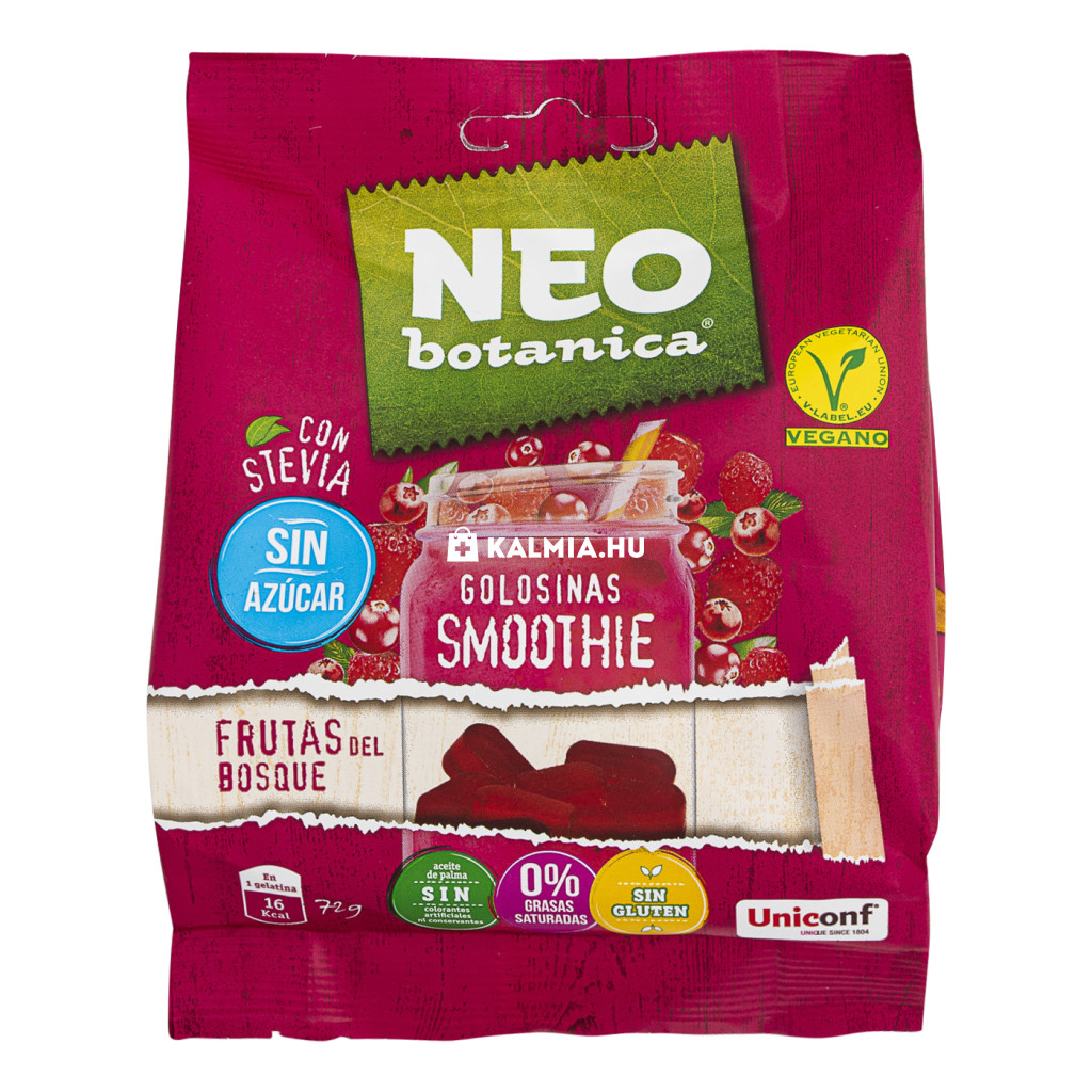 Neo Botanica erdei gyümölcsös zseléscukor 72 g akciós termékkép 1