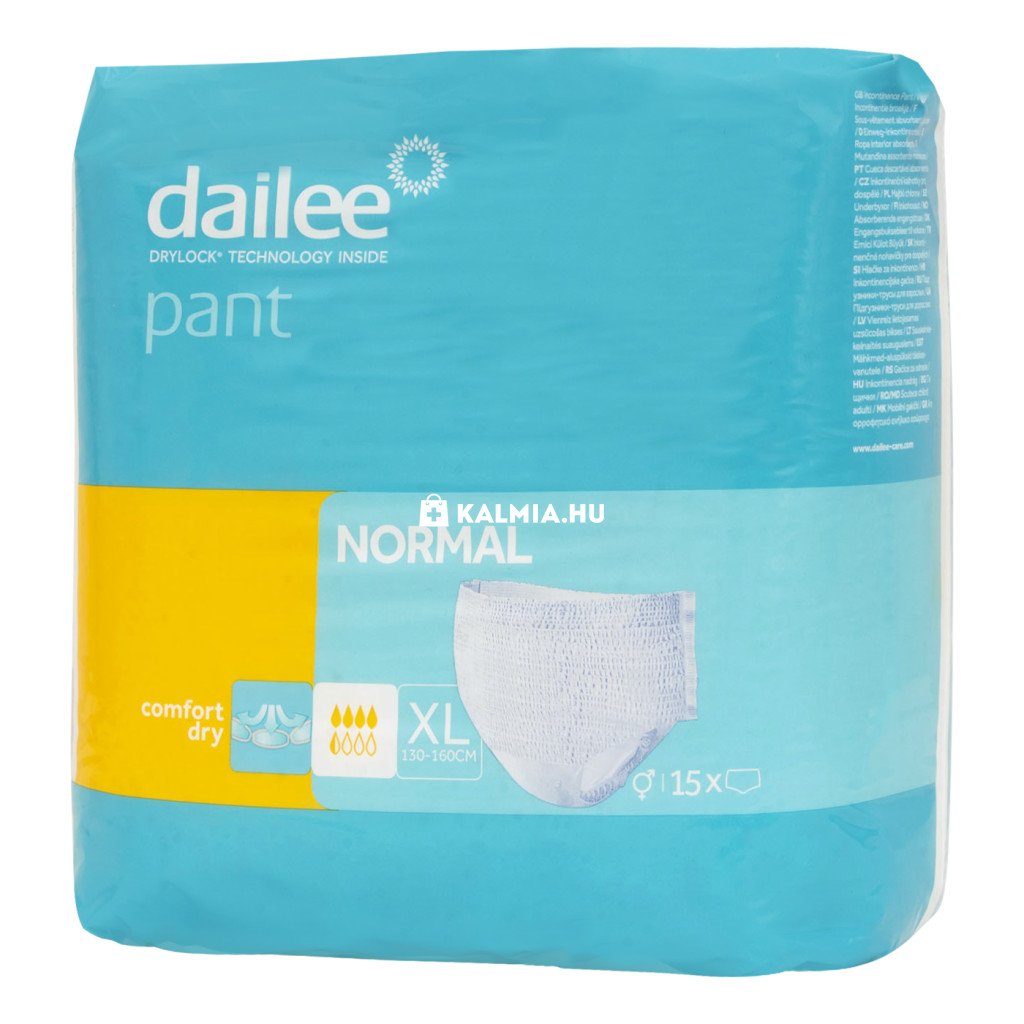 Dailee Pant Normal nadrágpelenka XL 15 db akciós termékkép 1